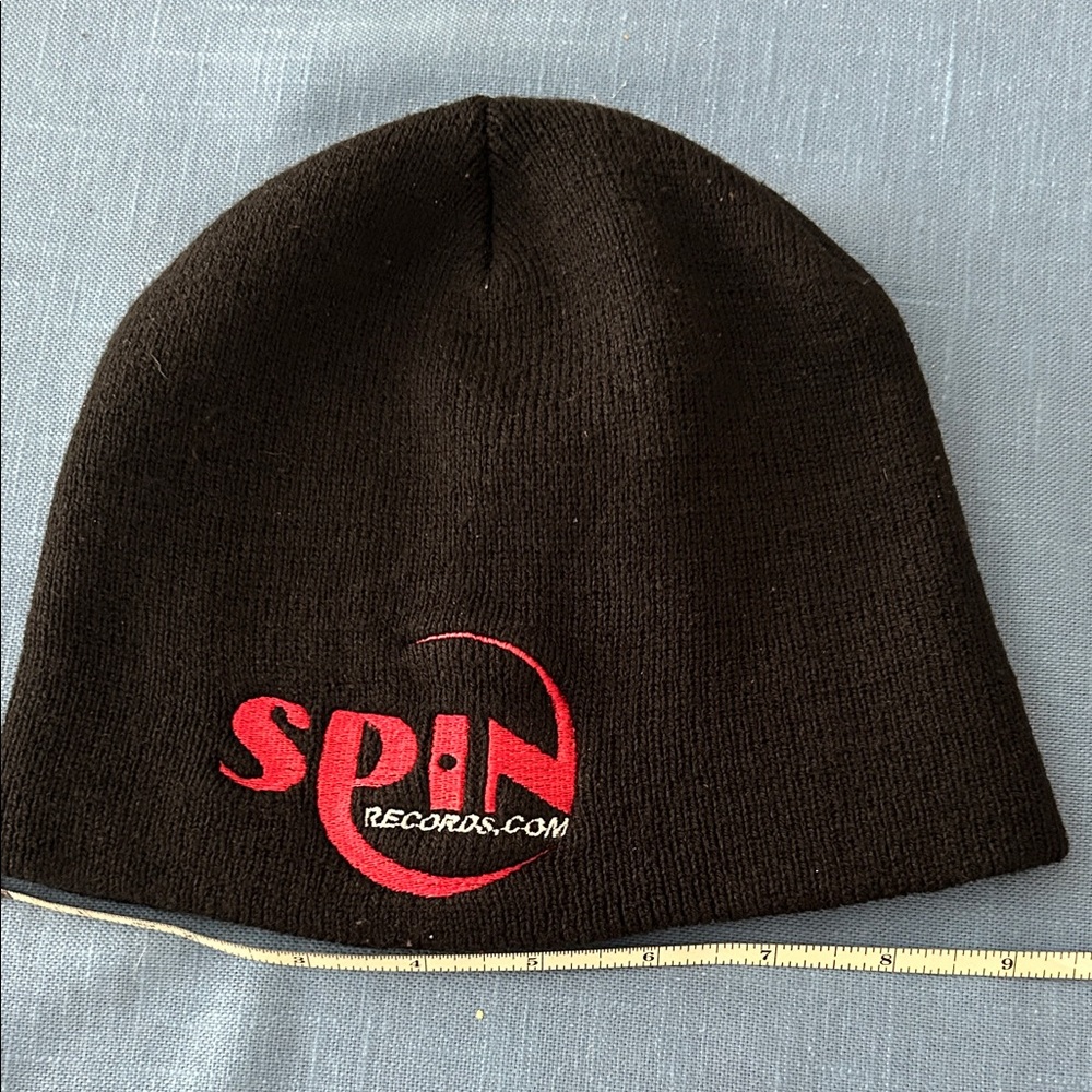 Vintage Spin Records Black Beanie